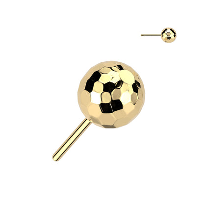 3mm Mirrorball Studs (Gold, Steel)